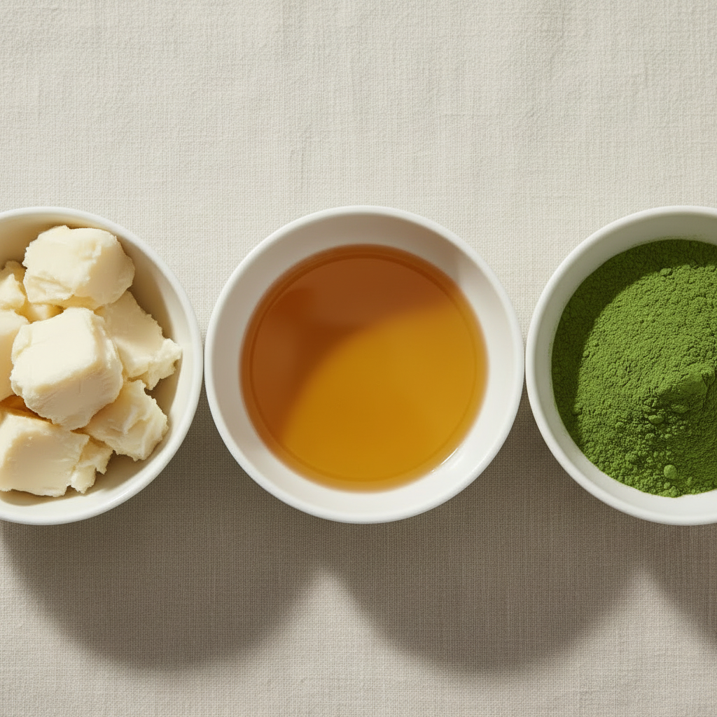 Oils, Butters and Clays