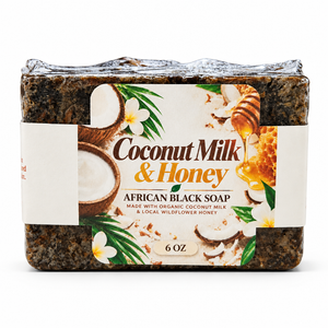 Coconut Milk & Honey African Black Soap