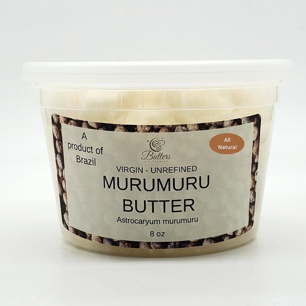 Murumuru Butter, Virgin, Unrefined, 1 Lb, Good for Body Butter