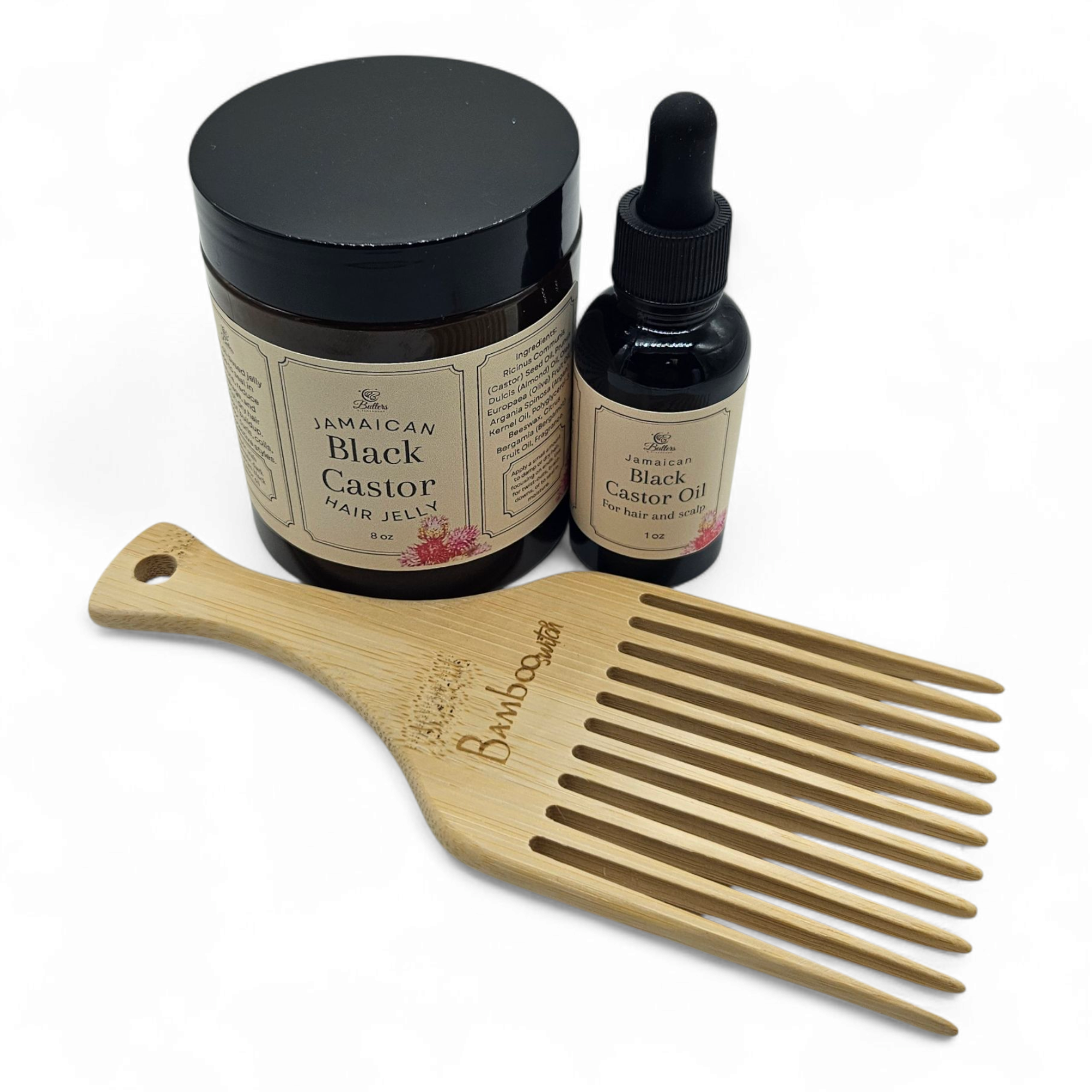 Curls and Castor Hair Care Bundle