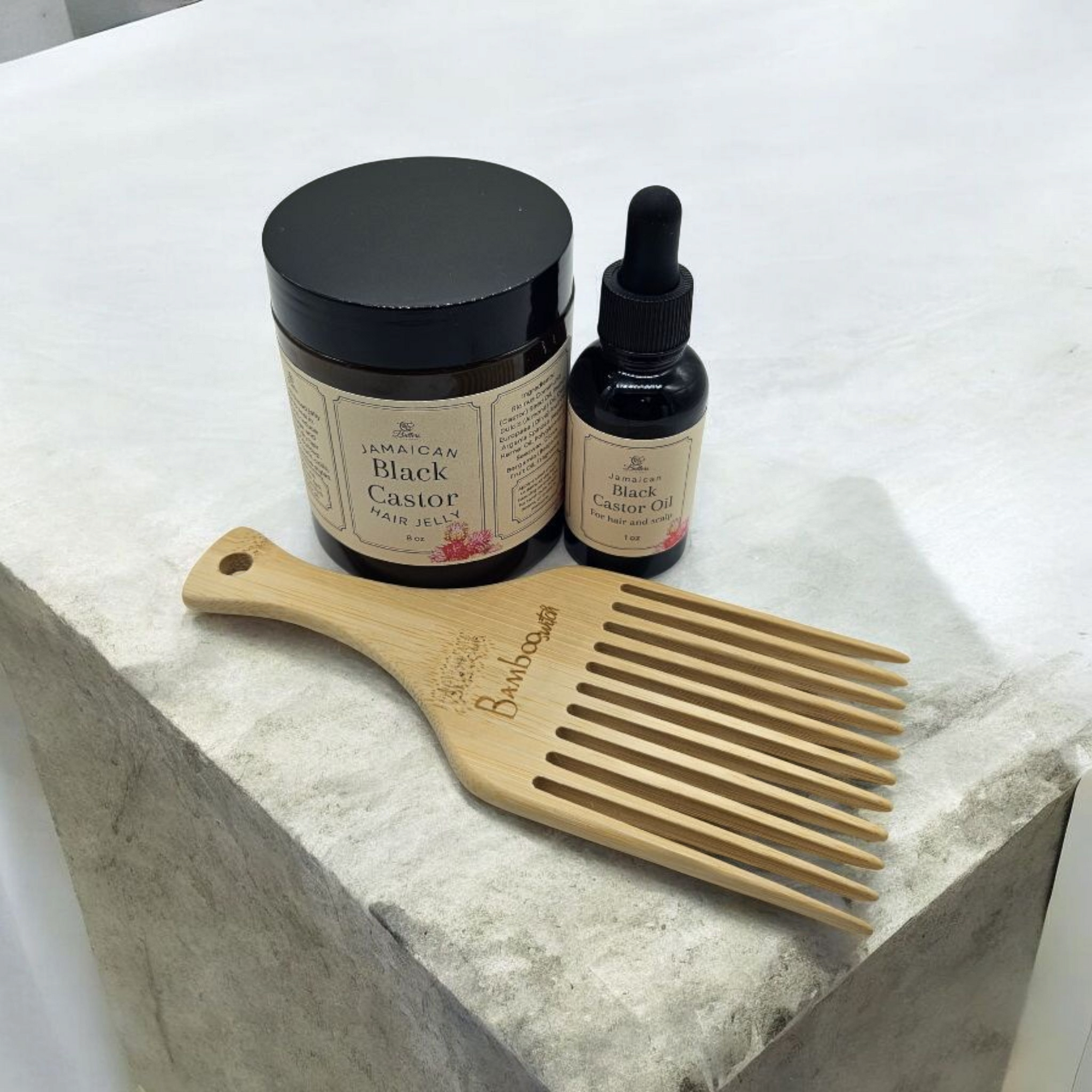 Curls and Castor Hair Care Bundle