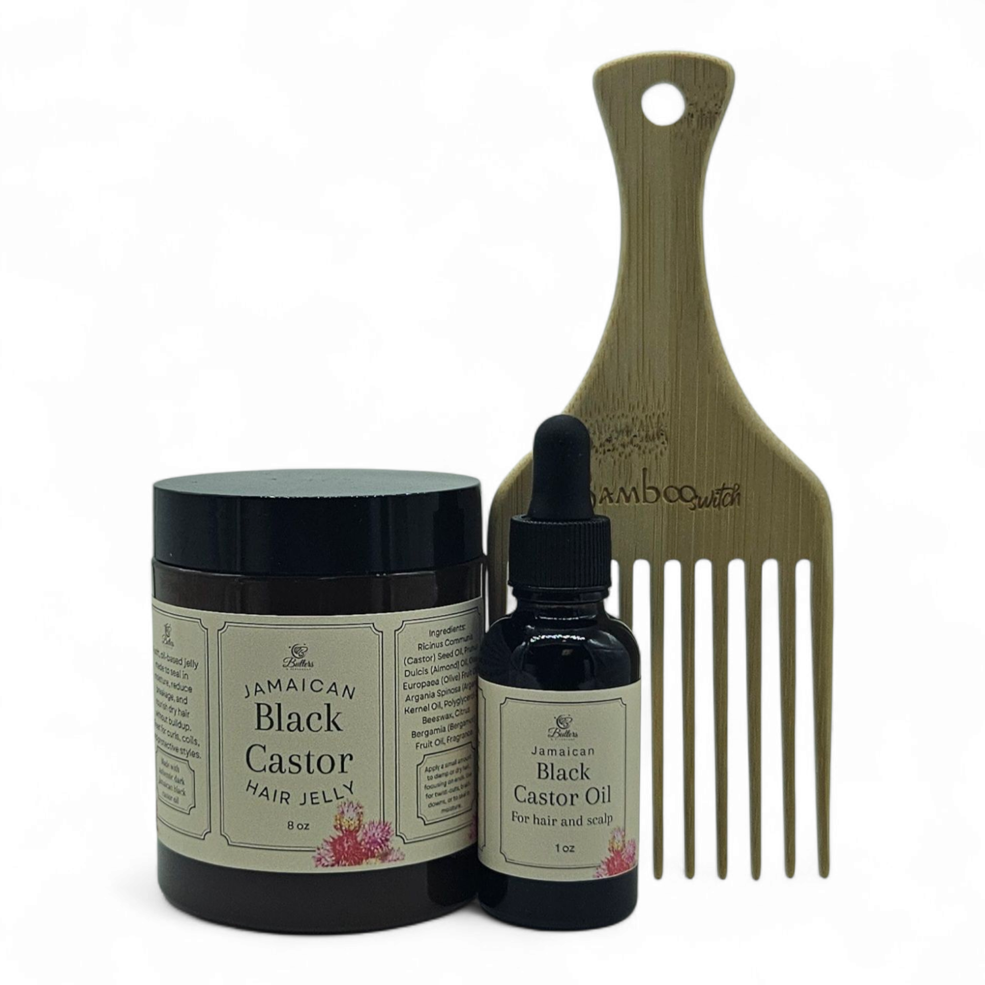 Curls and Castor Hair Care Bundle