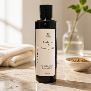 Ambunu and Fenugreek Liquid Black Soap Shampoo