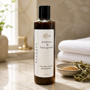 Ambunu and Fenugreek Liquid Black Soap Shampoo