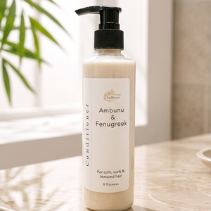 Ambunu Fenugreek Shampoo Conditioner Set for Curly Textured Hair