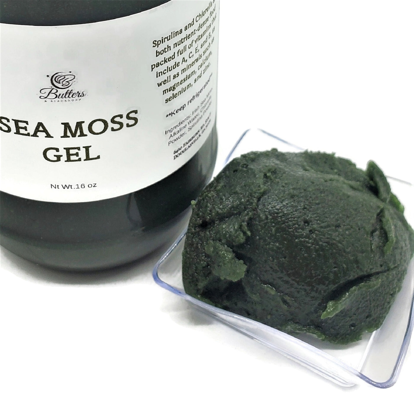 Chlorella and Spirulina Sea Moss Gel