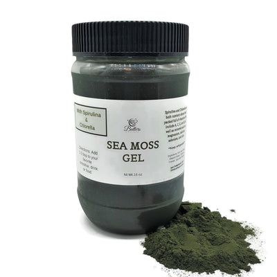 Chlorella and Spirulina Sea Moss Gel